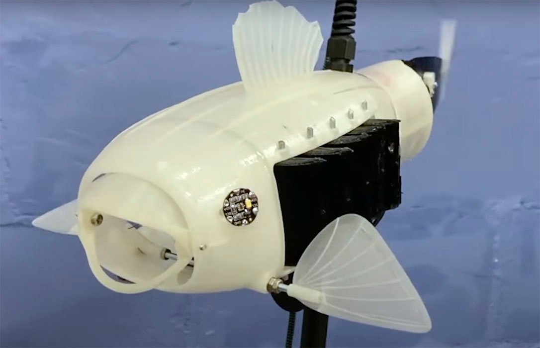 Un pez robot que limpia los océanos